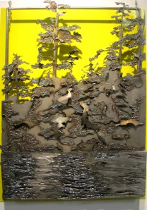 3. Kaylyn Roloson,Across the Lake, Sheet Metal, 36 x 26, 2012